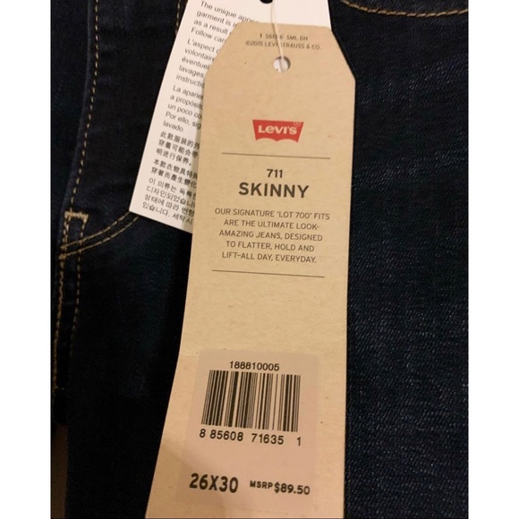 👖 Levi’s NWT Skinny Jeans 👖 - Picture 3 of 5
